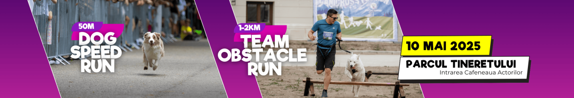 Canicross Obstacle Run + Speed Run | Bucuresti ~ 10 MAI 2025